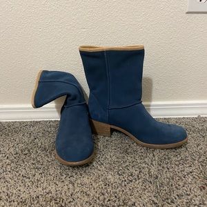 UGG blue suede boots